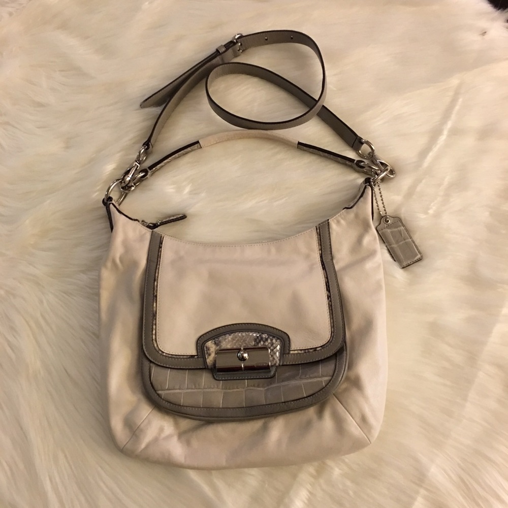 SOLD COACH KRISTin Spectator Leather Crossbody bag